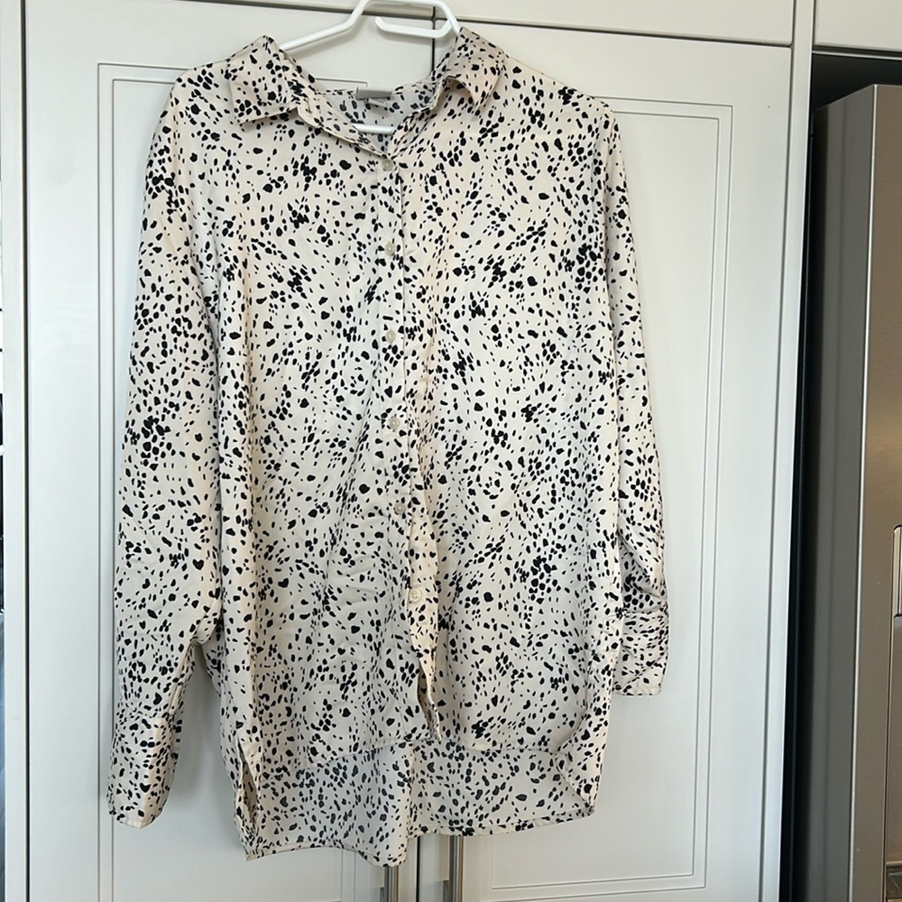 Oversized dress shirt